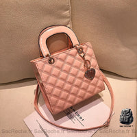 Sac main cuir verni petit - modèle Rose - Sac Roche ™