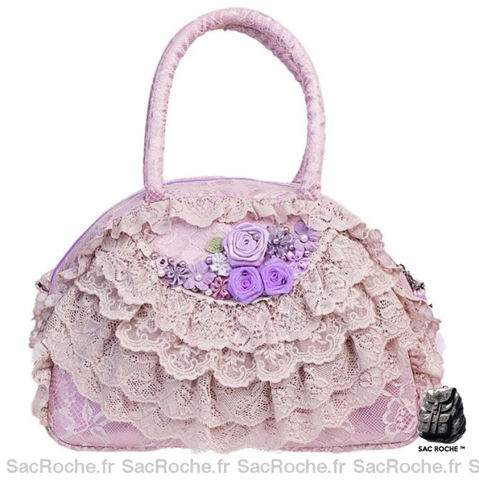 Sac Main Dentelle Femme À