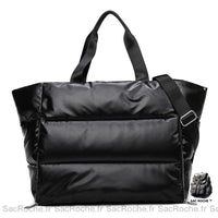Sac Main Doudoune Femme - modèle Noir - Sac Roche ™