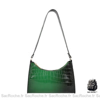 Sac Main Ecaille - modèle Vert - Sac Roche ™