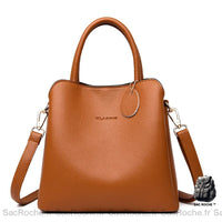 Sac Main Élégant Femme - modèle Jaune / 25cm x 12cm x 23cm - Sac Roche ™