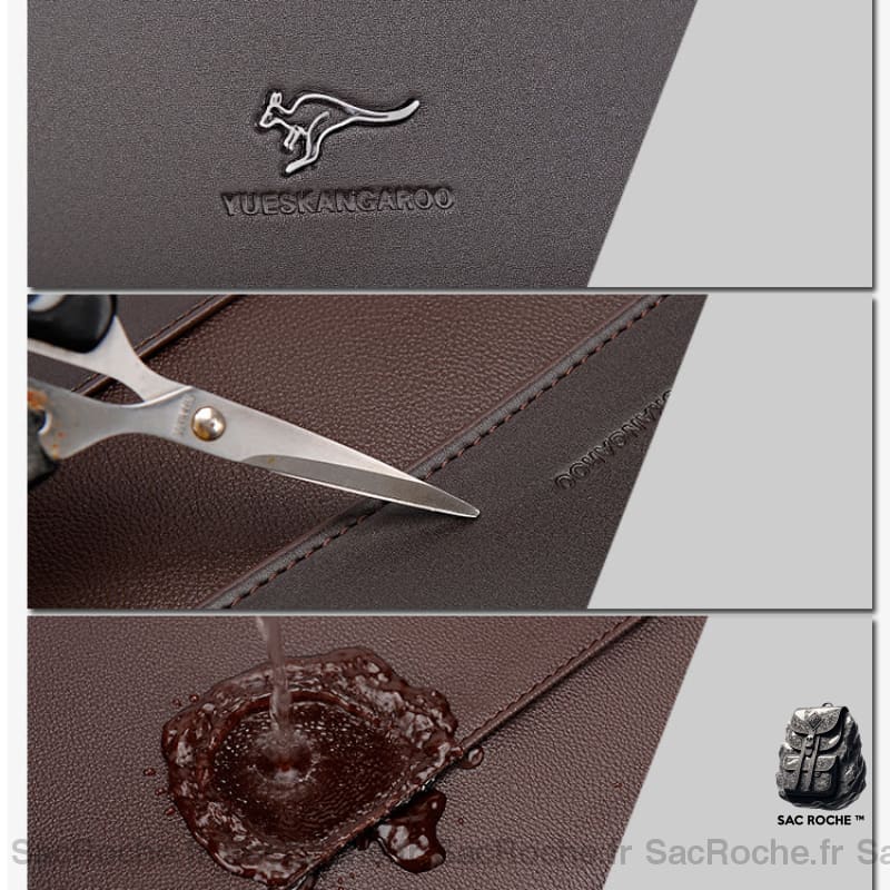 Sac Main Élégant Homme Pu Cartable