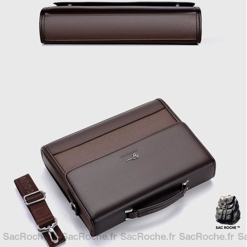 Sac Main Élégant Homme Pu Cartable