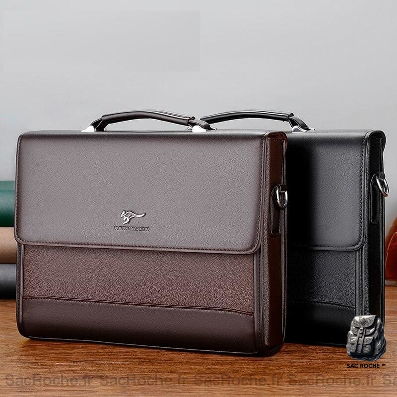 Sac Main Élégant Homme Pu Cartable