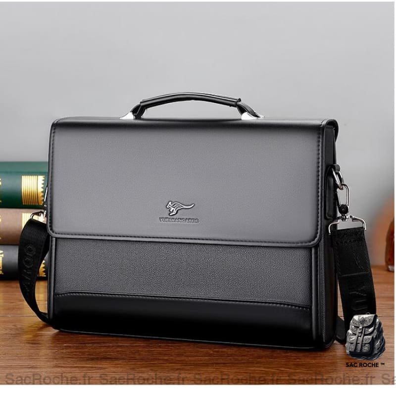 Sac Main Élégant Homme Pu Cartable
