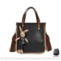 Sac Main Enfant Petit Taille Noir / 22 X 23 X9Cm Petit Sac À