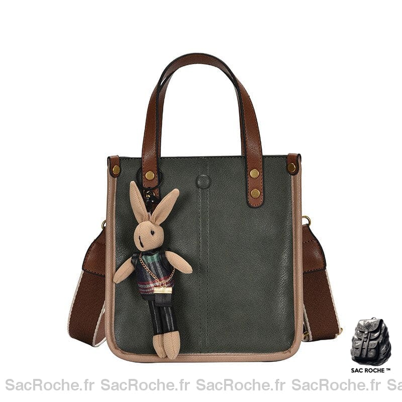 Sac Main Enfant Petit Taille Vert / 22 X 23 X9Cm Petit Sac À