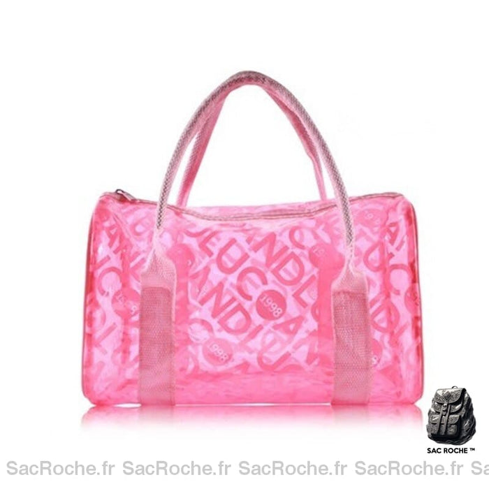 Sac Main Été 2022 Femme Rose À