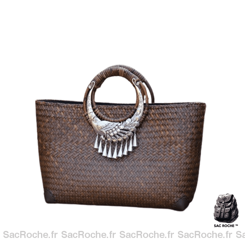 Sac Main Été Femme Marron Foncé À Main Femme