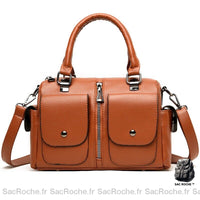 Sac main fashion petite capacité - modèle Marron - Sac Roche ™