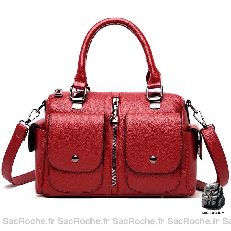 Sac Main Fashion Petite Capacité Rouge Petit Sac À