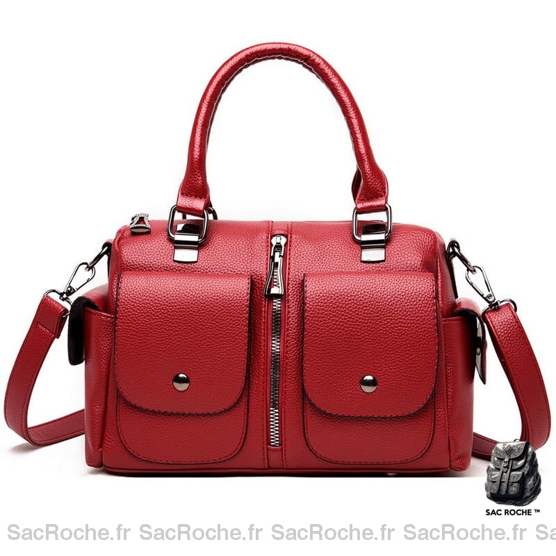 Sac Main Fashion Petite Capacité Rouge Petit Sac À