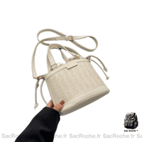 Sac Main Femme 18 Ans - modèle Blanc / 20x15x13cm - Sac Roche ™