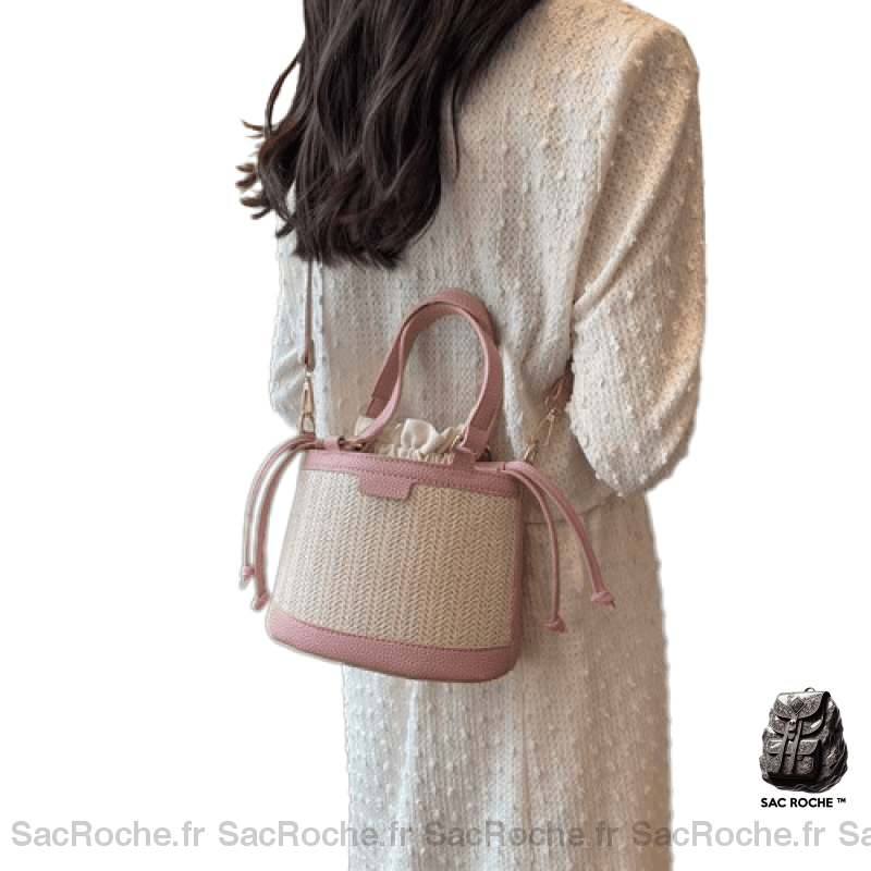 Sac Main Femme 18 Ans Rose / 20X15X13Cm À