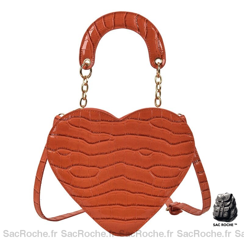 Sac Main Femme 2017 Orange / 23X8X20Cm À