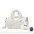 Sac Main Femme 2019 Nouveauté - modèle Blanc / 20x12x12cm - Sac Roche ™