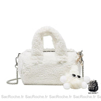 Sac Main Femme 2019 Nouveauté - modèle Blanc / 20x12x12cm - Sac Roche ™