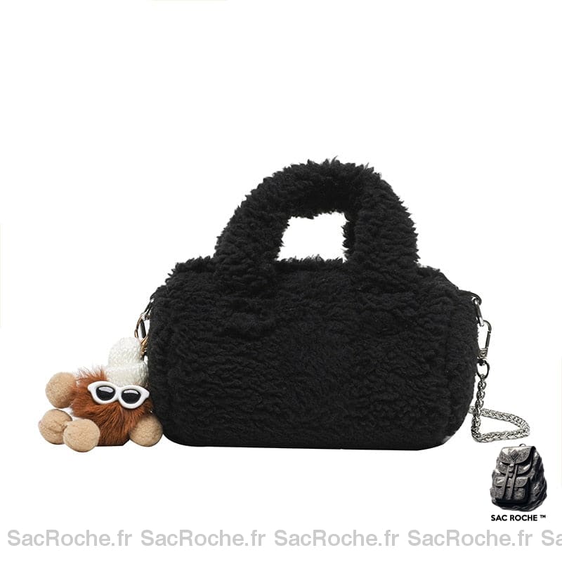 Sac Main Femme 2019 Nouveauté Noir / 20X12X12Cm À