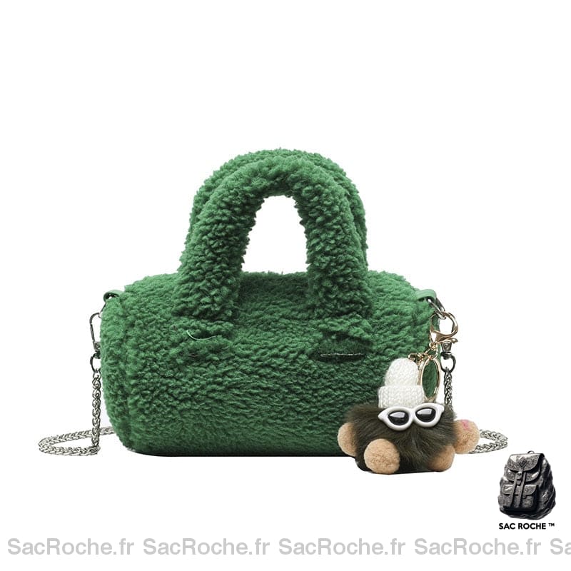 Sac Main Femme 2019 Nouveauté Vert / 20X12X12Cm À