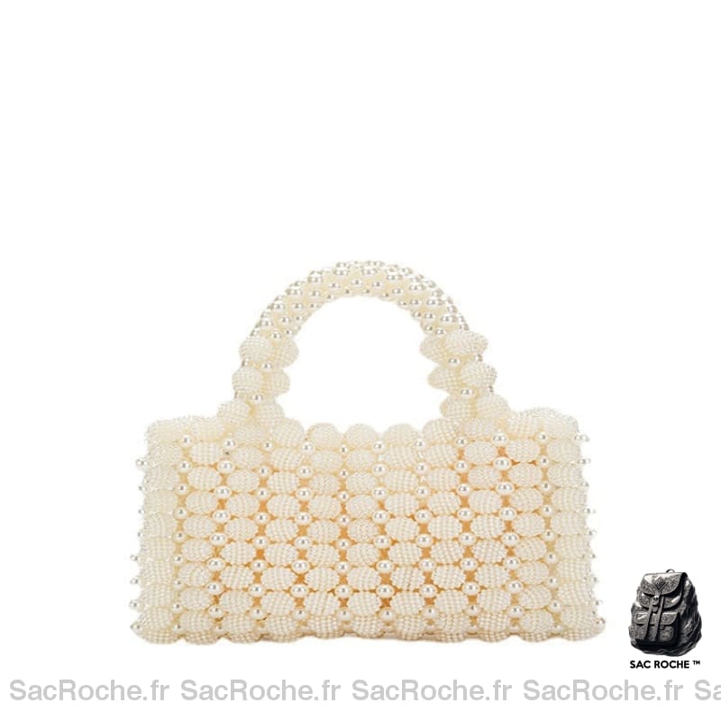 Sac Main Femme 2020 Tendance Blanc / 19X13X8Cm À