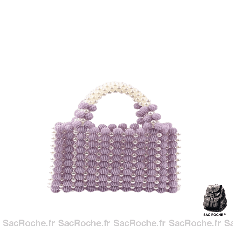 Sac Main Femme 2020 Tendance Lavender / 19X13X8Cm À