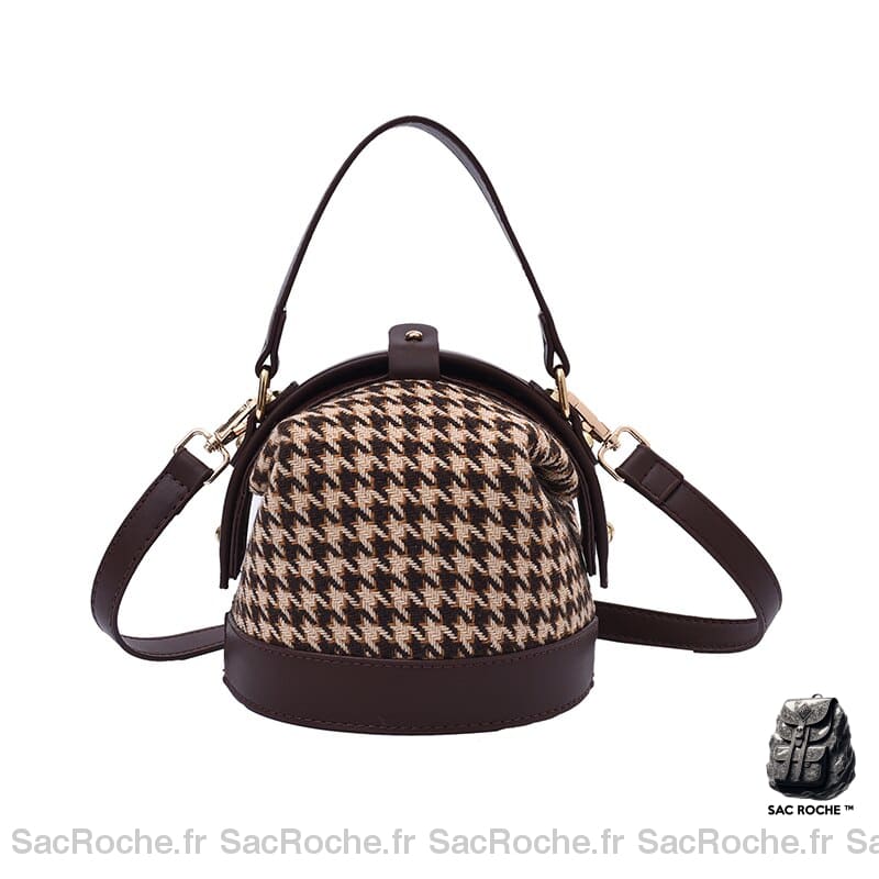 Sac Main Femme 2022 Luxe Chocolat / 14X14X14Cm À