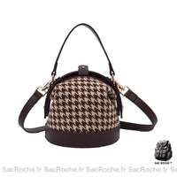 Sac Main Femme 2022 Luxe - modèle Chocolat / 14x14x14cm - Sac Roche ™
