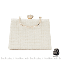 Sac main femme 60€ - modèle Blanc - Sac Roche ™