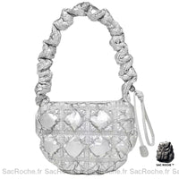Sac Main Femme Ado Fashion - modèle Argenté - Sac Roche ™