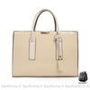 Sac Main Femme Affaire Beige À