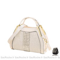 Sac Main Femme Affaires - modèle Blanc / 30x15x20cm - Sac Roche ™