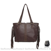 Sac Main Femme Âgée - modèle Café / 40x13x25cm - Sac Roche ™