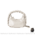 Sac Main Femme Anse Tressée 2 en 1 - modèle Blanc / 24x15x8cm - Sac Roche ™