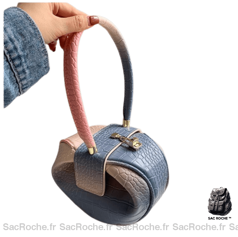 Sac Main Femme Arron. Bleu À