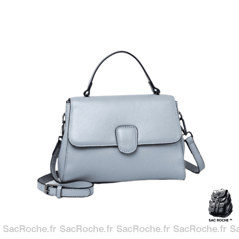 Sac Main Femme Automne 2021 Teddy Bleu Clair À