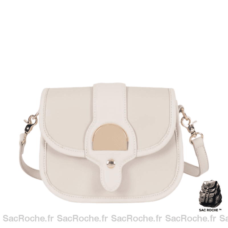 Sac Main Femme Blanc Mini À