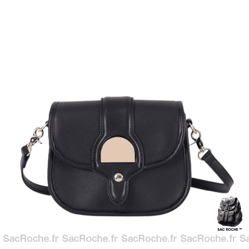 Sac Main Femme Blanc Mini Noir À