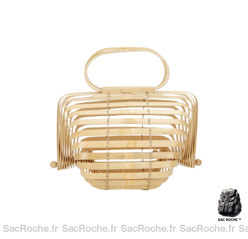 Sac Main Femme Bois Naturel À