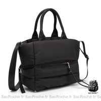 Sac Main Femme Bouffant Noir - modèle Noir / 27x 23x16cm - Sac Roche ™