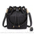 Sac Main Femme Bourse Cuir - modèle Noir - Sac Roche ™
