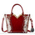 Sac Main Femme Brodé - modèle Rouge / 26.5x13x24cm - Sac Roche ™