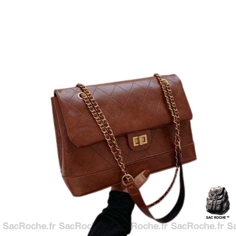 Sac Main Femme Bronze / 29X21.5X10Cm À