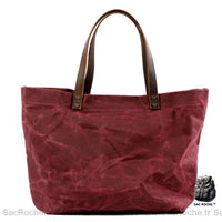 Sac Main Femme Cabas Grand - modèle Bordeau / 42x17x37.5cm - Sac Roche ™