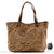 Sac Main Femme Cabas Grand - modèle Kaki / 42x17x37.5cm - Sac Roche ™
