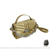 Sac Main Femme Chaine Argent Jaune / 22X13X8Cm À