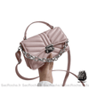 Sac Main Femme Chaine Argent Rose / 22X13X8Cm À