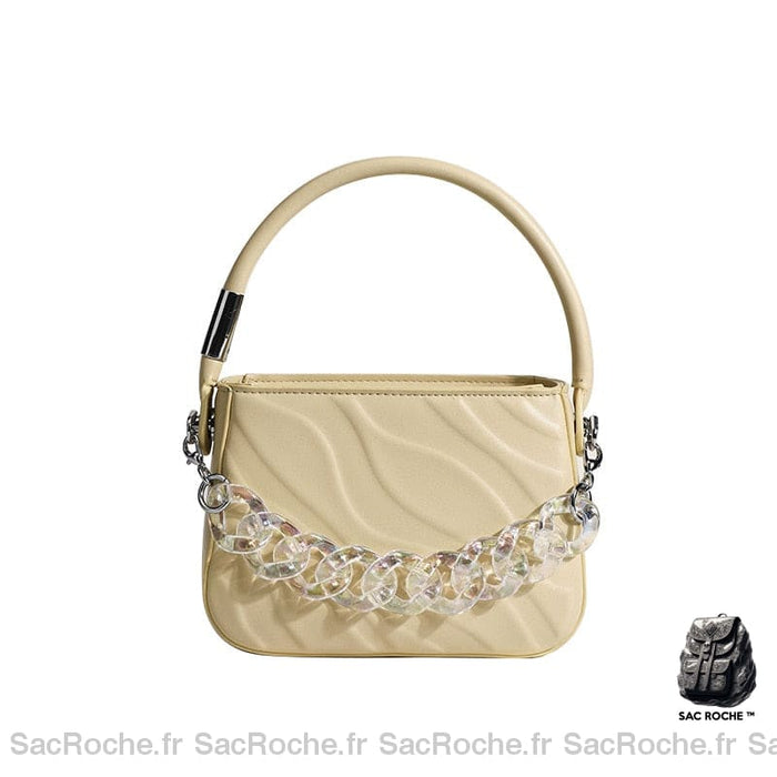 Sac Main Femme Chaînette Élégant À