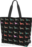Sac Main Femme Chien Motif - Sac Roche ™