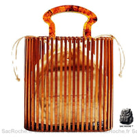 Sac Main Femme Cognac - Sac Roche ™