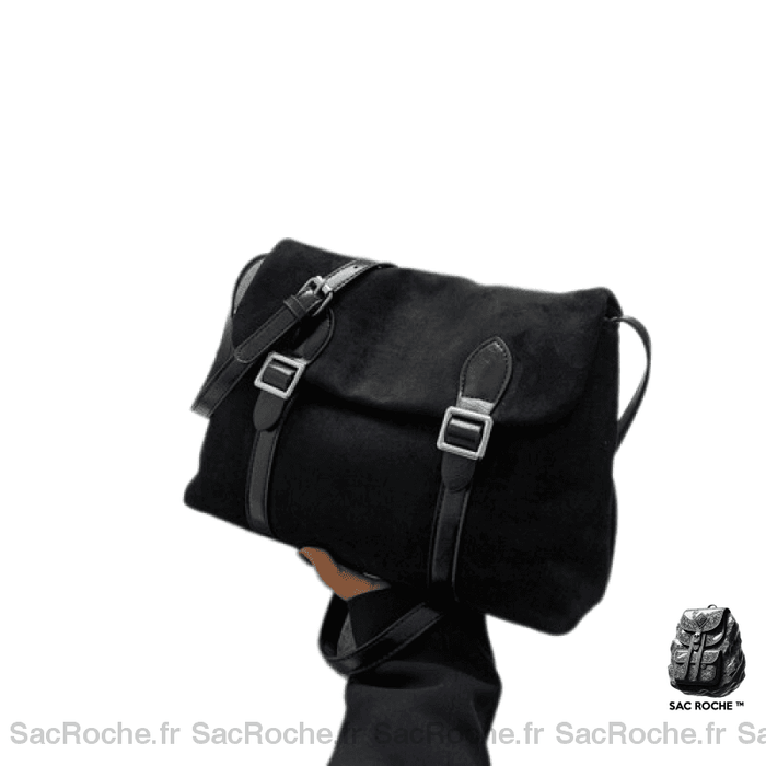 Sac Main Femme College Noir / 30X9X22Cm À